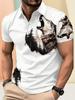 New Men's Polo Shirt with Unique Creative Prints, Suitable for Casual Sports and Daily Commutes, Cool and Comfortable, a Perfect Gift