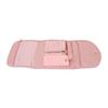 Travel Jewelry Organizer Case Foldable Small Jewelry Roll for Storage Rings Earrings Necklaces Pink S