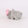 15cm Grey Big Eyed Hamster Plush Toys Bow Hamster Plush Doll Soft Stuffed Animal Toy Cute Plushies Kids Birthday Halloween Gifts