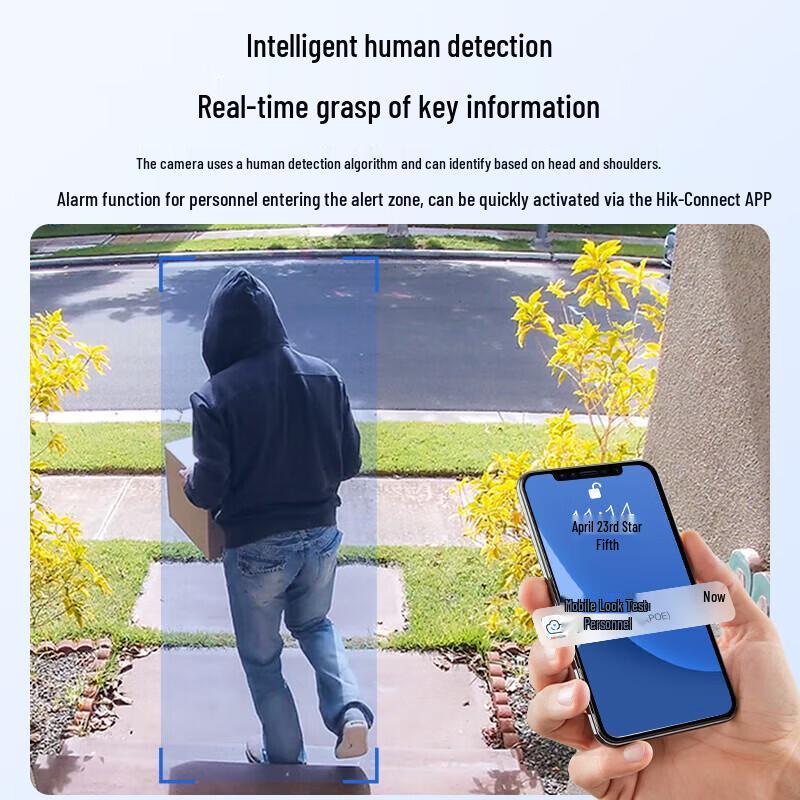 Hikvision DS-2CD1T45D-LA 4MP Full-Color Bullet IP Camera CN plug (adapter included)