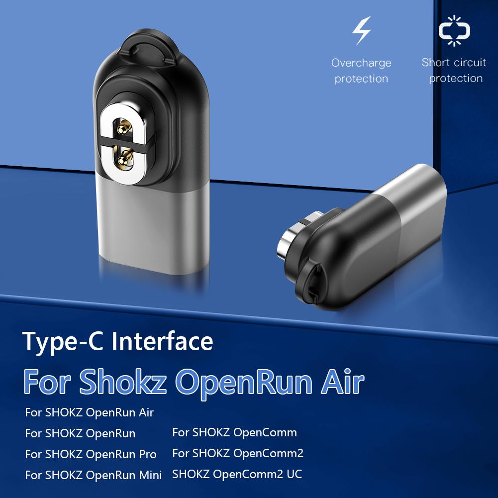 Magnetic Charger Converter Charger Type C Charging Adapter Type C Charger Cable for Aftershokz Converter for Shokz OpenRun Air