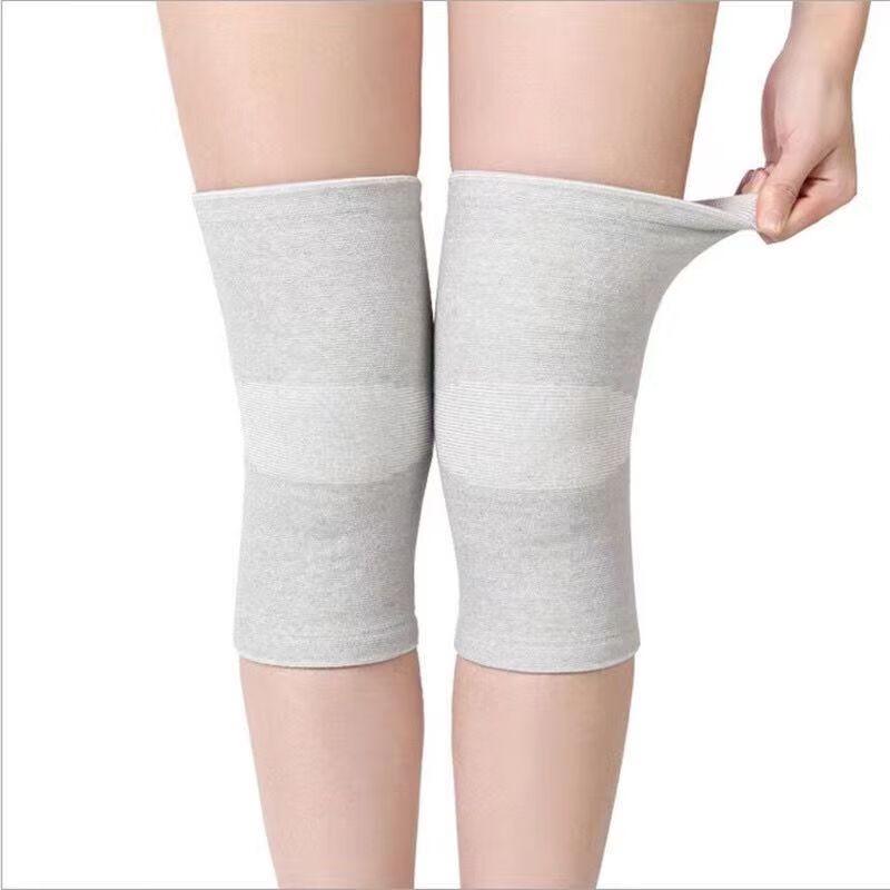 Longchan Unisex Fleece-Lined Mugwort Knee Support (3-Pack)