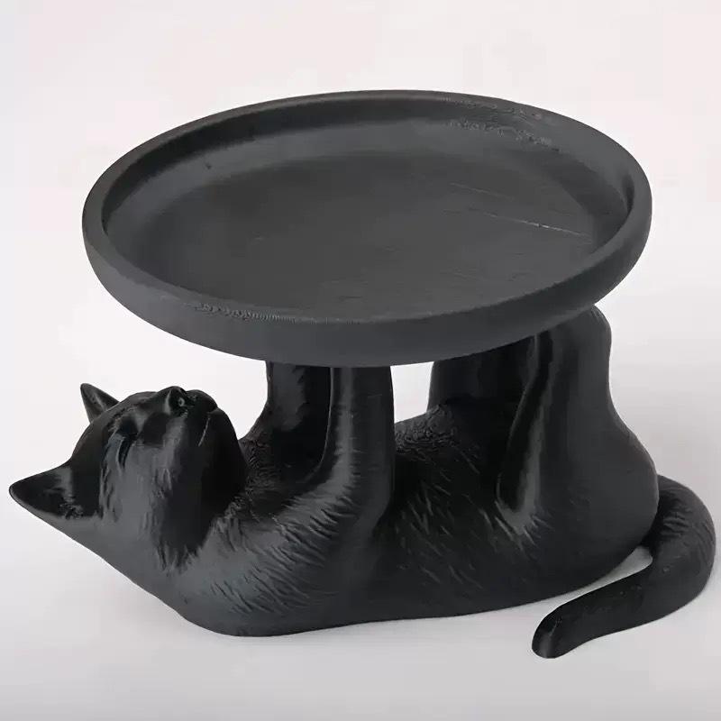 3D Katzen Schmuckschale - Lustiger Schreibtisch-Organizer für Zuhause