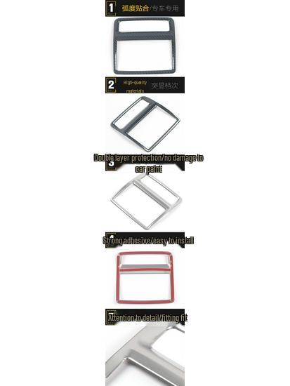 Golf 8 Rear Air Outlet Decorative Frame - Third Row Sequin Sticker