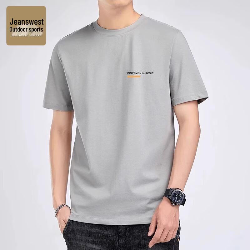 

Jeanswest Men s Summer Cotton Crew Neck T-Shirt XL