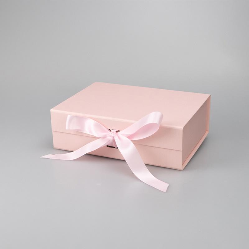 Magnet Clamshell Folding Box Exquisite Storage Box Birthday Gift Box Bow Gift Box Packaging Box Packaging Bags