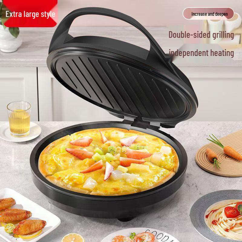 Household Double-Sided Electric Griddle with Deepened Pancake Pan