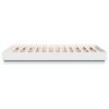 Bed Frame White 120 x 190 cm Particleboard