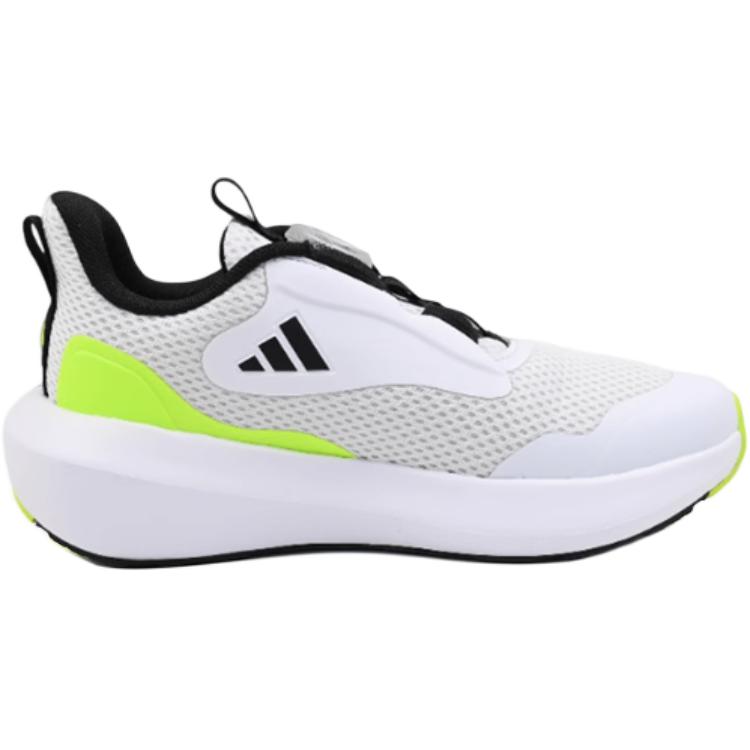 adidas Slip Resistant Abrasion Resistant Low Top Kids' Running Shoes White Kids' JI2199
