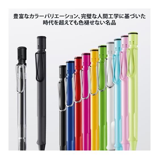 LAMY Mechanical Pencil Safari Steel Black L1E2 0.5mm Genuine Imported Product
