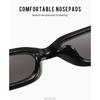 Square Sunglasses Women Rectangle Luxury  Designer Sun Glasses For Female Gradient Clear Small Lens Unisex Oculos De Sol
