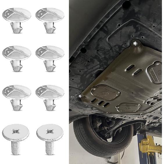 

30PCS Automotive Fasteners, Metal & Nylon Screws, Bolts & Clips Kit, Compatible with Focus, Fusion, Explorer & More 8PCS
