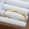 Metal Retro Style Flower Girl Adjustable Half-Open Thin Artistic Chinese Bracelet