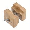 Watch Back Case Cover Remover Holder, Watch Repair Tool Adjustable 32mm Wooden Yellow