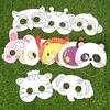 DIY Animal Coloring Masks for Kindergarten and Primary Students - Handmade Painting Activity