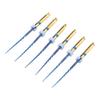 6pcs F3 Endodontic Files Good Adaptability Stretchy Large Tapered Endo Tip for Dentists 1in