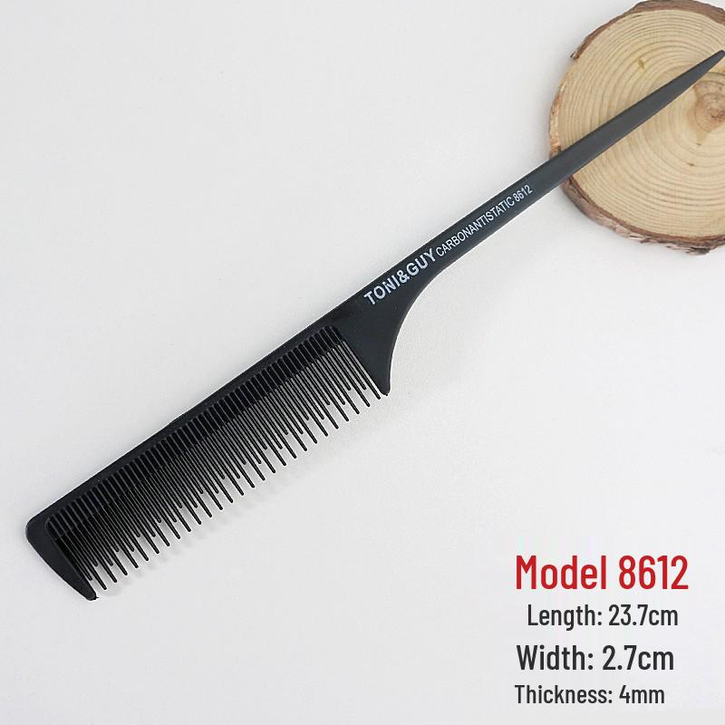 Professional Steel Tail Comb for Hairdressing - Perfect for Teasing, Updos, and Haircuts for Men and Women