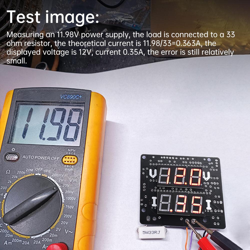 ICL7107 Voltmeter Ammeter DIY Kit Parts DC 0-200V 2A Digital Voltage Current Module Welding Exercise Training Production Parts