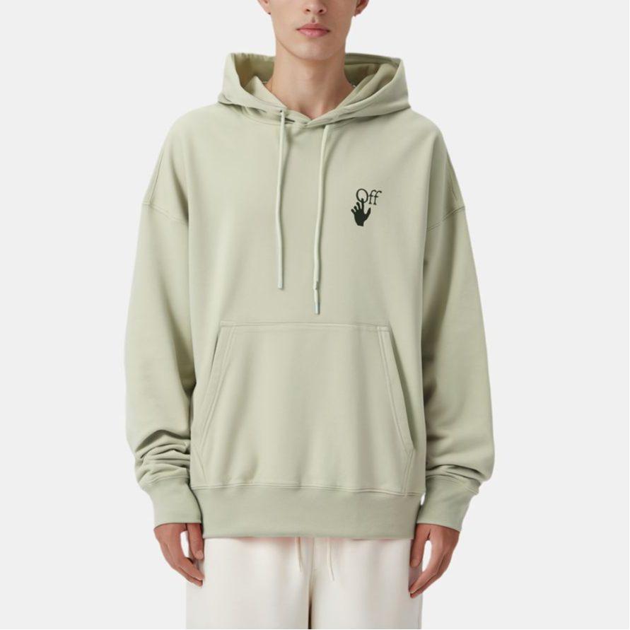 OFF WHITE FW21 Sweatshirt Men's Light Khaki OMBB085F21FLE0111710