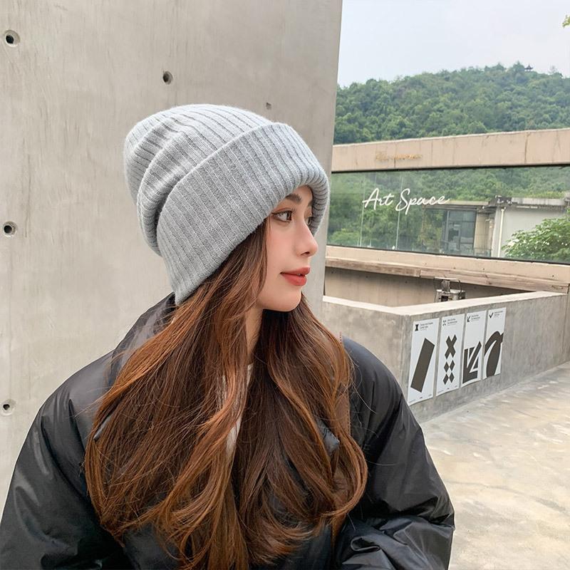 

Шапка Осенне-зимний стиль Корейский стиль Защита ушей Шерстяная Холодная шапка Модный и универсальный стиль Вязаная шапка-бини Теплая и с маленьким лицом