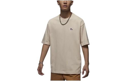 

Nike Solid Color Logo Casual Crew Neck Short Sleeve T-Shirt FN5983-203 XL светло-коричневого