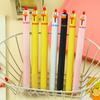 Cute Chick Click Gel Pen 0.5mm Quick-Dry Ink Fun Retractable Gel Pen for School Office Stress Relief Novelty Writing Tool