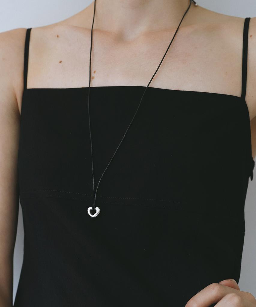 Flit Swimming Ring String Necklace (Heart)