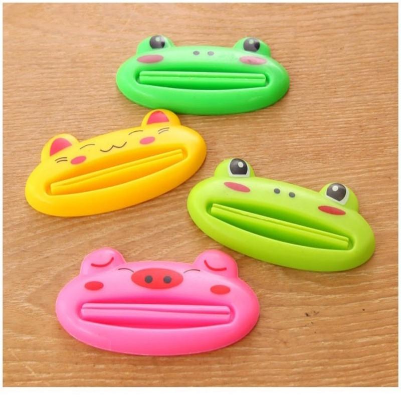 4Pcs Creative Card Lazy Toothpaste Squeezer Storage Rack Creative Facial Cleanser Toothpaste Squeeze Artifact Manual Squeezer
