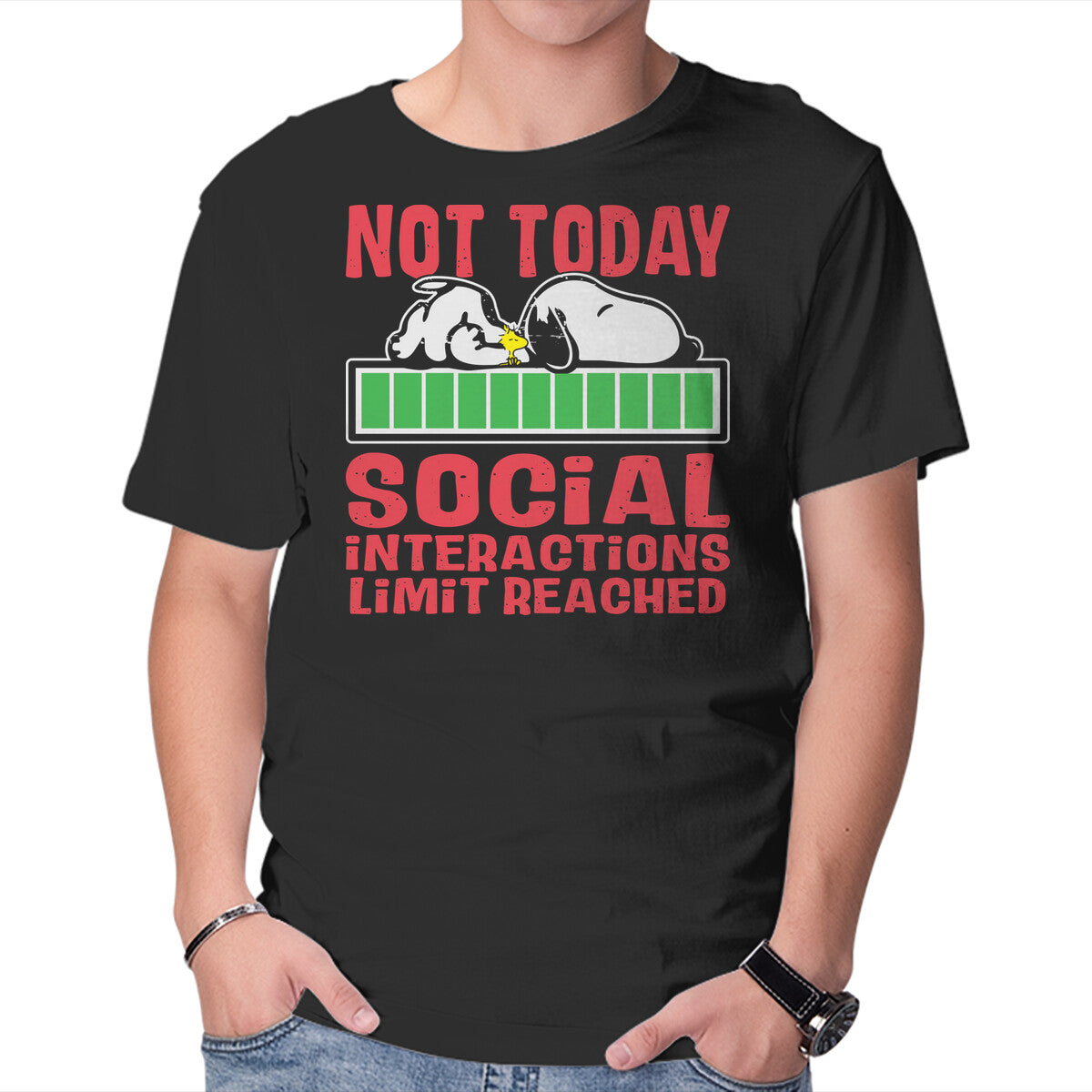 Unisex Crew Neck T-Shirt Social Interactions Graphic Short Sleeve Casual Tee S