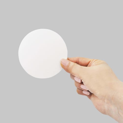 [.co.jp Exclusive] Commercial-Grade Paper Coasters, White, Round, 100 Count, Set of 3, TS-15, Made In Japan