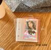 MINKYS Kawaii Wave Pattern PU Leather 3 Ring Kpop Photocard Binder Book 3 Inch One Pocket Idol Card Organizer Storage Book