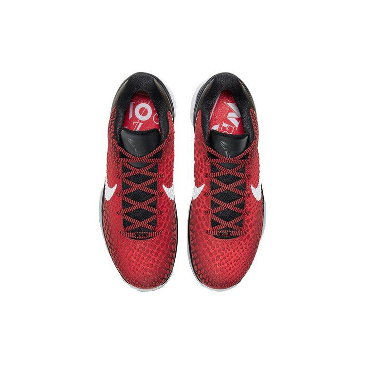 Nike Zoom Kobe 6 Low Top Performance Basketballschuhe Unisex Schwarz Rot DH9888-600
