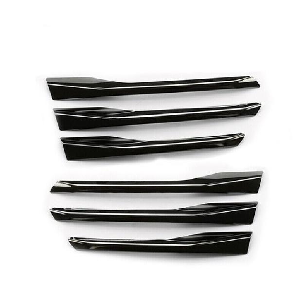 Fit For 2016-  Cadillac XT5 Black Steel Front Fog Light Lamp Strip Trim