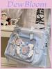Sweet Transparent Tote Bag With Polyester Material For Daily Use