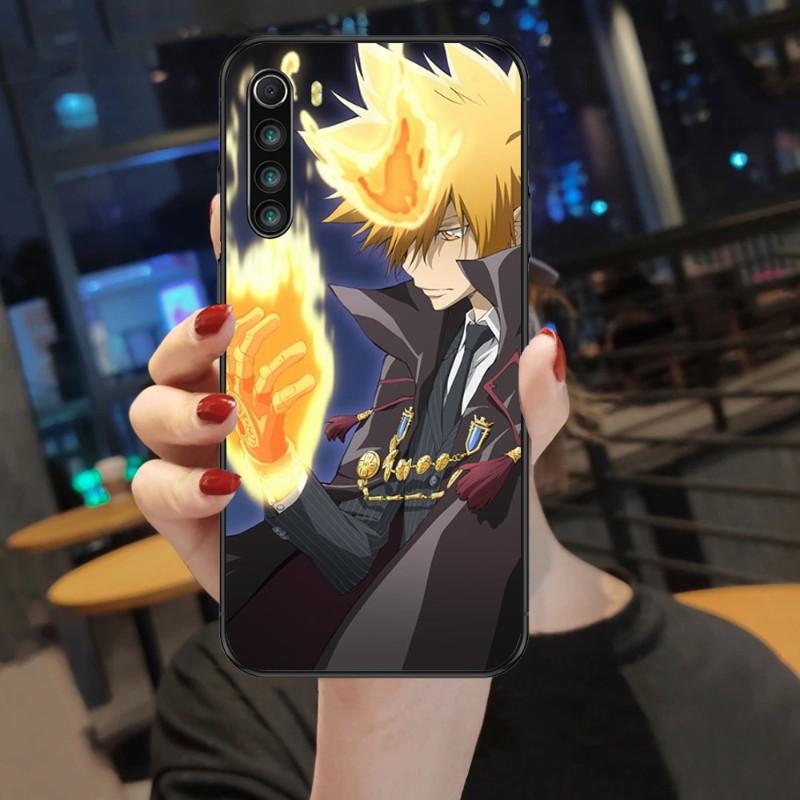 Cool Hitman Reborn Phone Case For Xiaomi Mi 12 11T 10T 9T Lite Pro Ultra Note 10 Poco F3 F4 X4 GT Soft Black Phone Cover