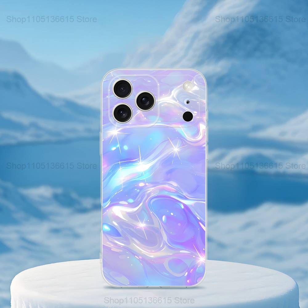 

Dream Pink Rainbow Phone Case For iPhone 16,15,14,13,12,11,17 Pro,Max,Plus,X,XS,XR,SE,Mini Transparent Soft Cover iPhone14Pro