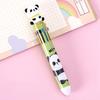 Kugelschreiber in Pandabär-Form Glattes Schreibgefühl Stift 10 Farben in einem Design Druckkugelschreiber für Schule Büro