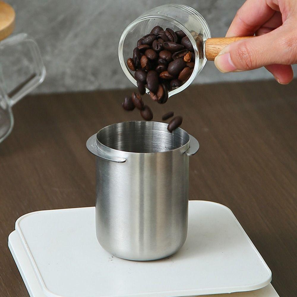 Wear Resistant Coffee Dosing Cup 58mm Portafilter Sniffing Mug Rust-proof Powder Feeder  Homeware