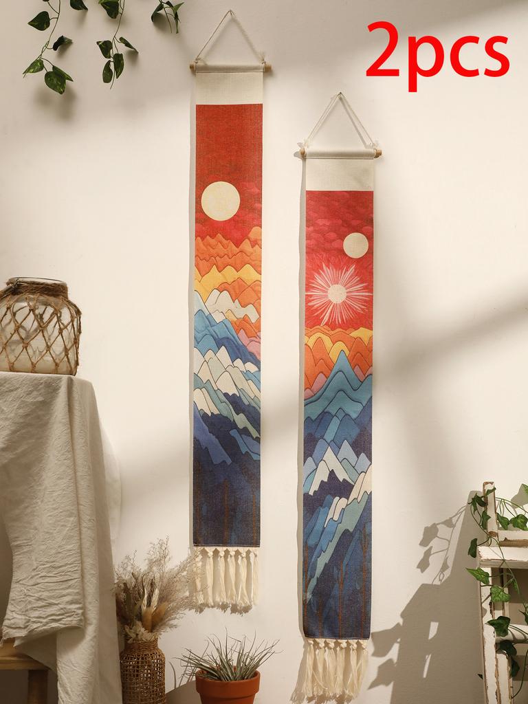 Multiple Styles Sunrise And Sunset Tapestry Boho Moon Home Decoration Room Wall Decor Nordic Wall Hanging Hanging Ornaments Gift