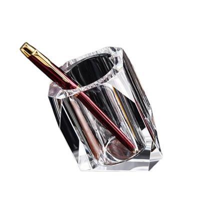 Crystal Craft Pen Holder, Glass Stand, Stylish and Cool, Perfect for Small Item Storage and Stationery, Perfect for Desktop Use
