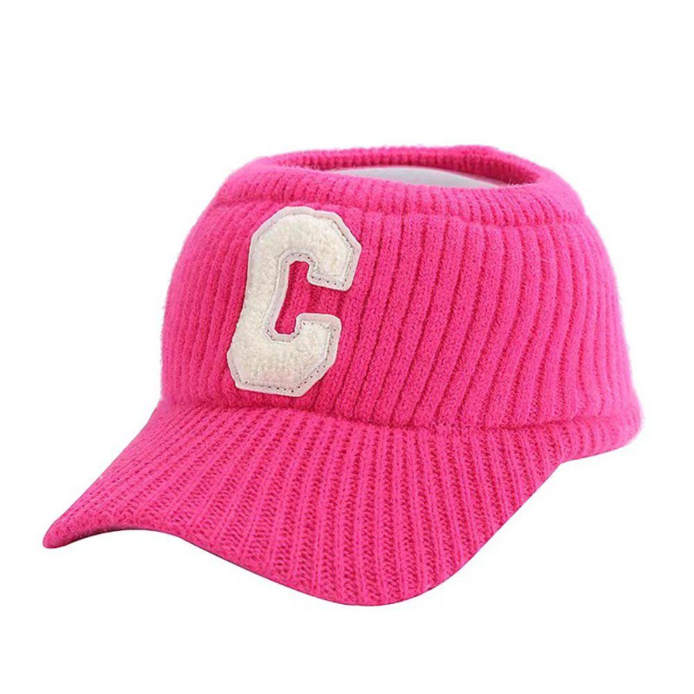Knitted Korean Style Visors Cap 