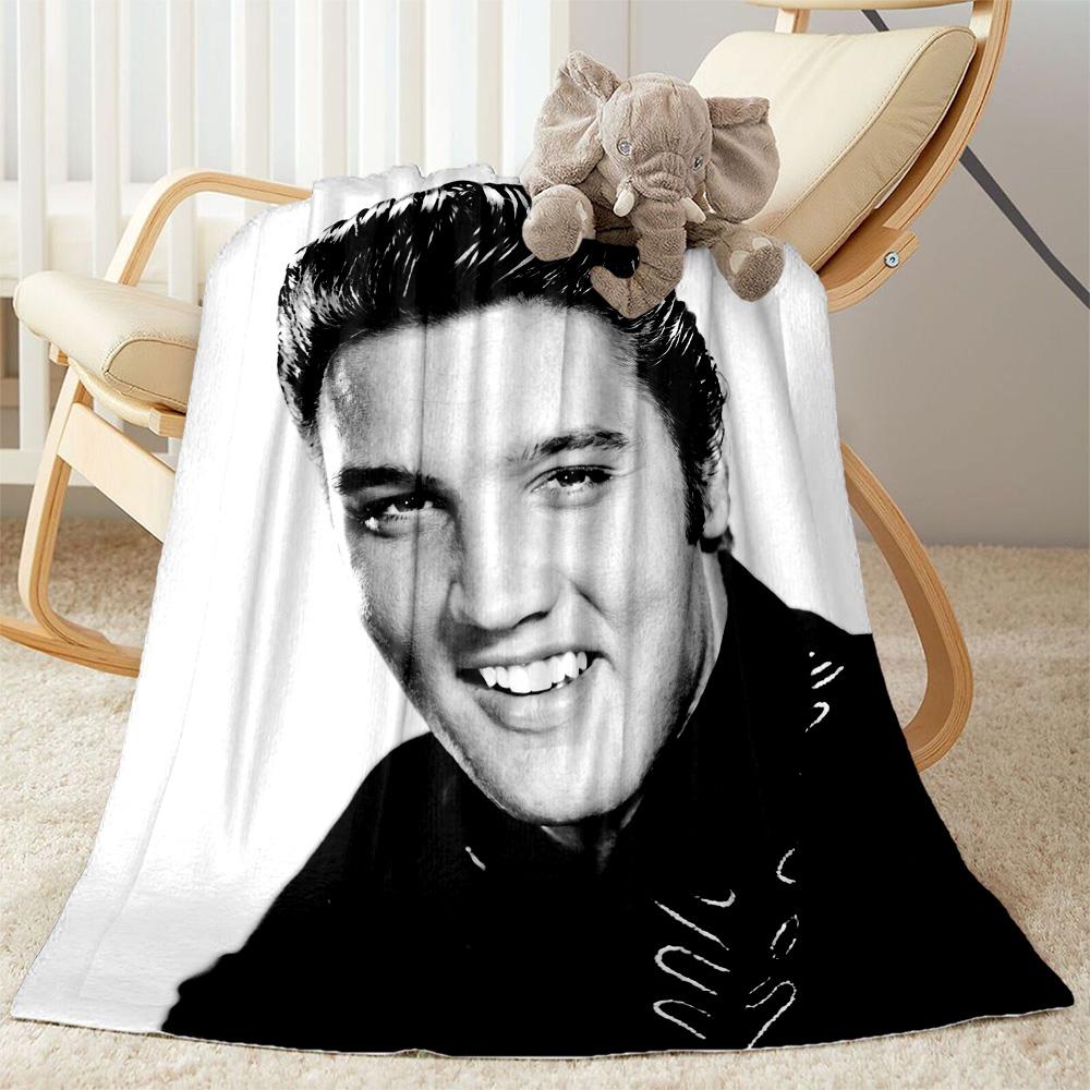 Elvis Presley Performance Blanket Durable Comfort Perfect for Sofa Livingroom Office for All Occasions Modern Birthday Christmas Gift Blanket