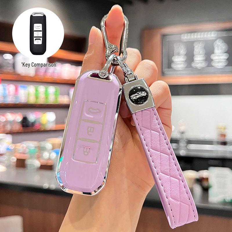 Baojun 560/530/510/730/310w/E100/E200 Car Key Cover - Protective Case with Buckle for Men & Women