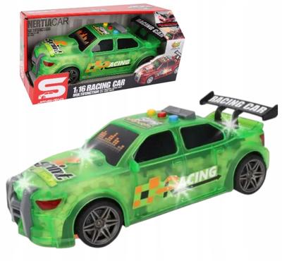 Sports Car Race Car Vehicle Green Light Inertia 1:16