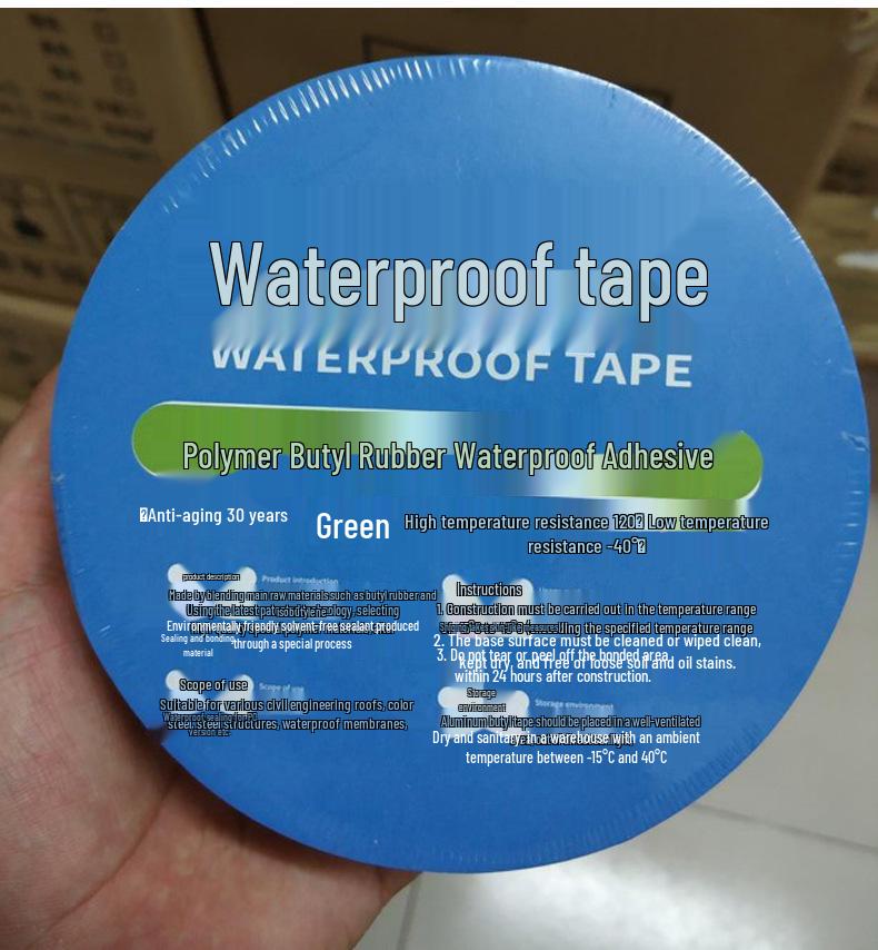 Butyl Waterproof Tape for Roofs and Windows - Leak Repair and Sealing Solution