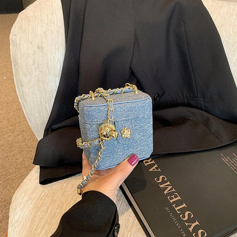 New Xiaoxiangfeng Mini Children's Golden Ball Box Bag Crossbody Parent-Child Accessories Small Bag Women's Bag