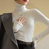 Pile Neck Thick Modal Thread Base Shirt Women's Autumn Winter High Neck Long Sleeve Slim Fit T-shirt