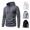 2024 Herren Europäische Größe Kapuzenpullover mit Karo-Jacquard