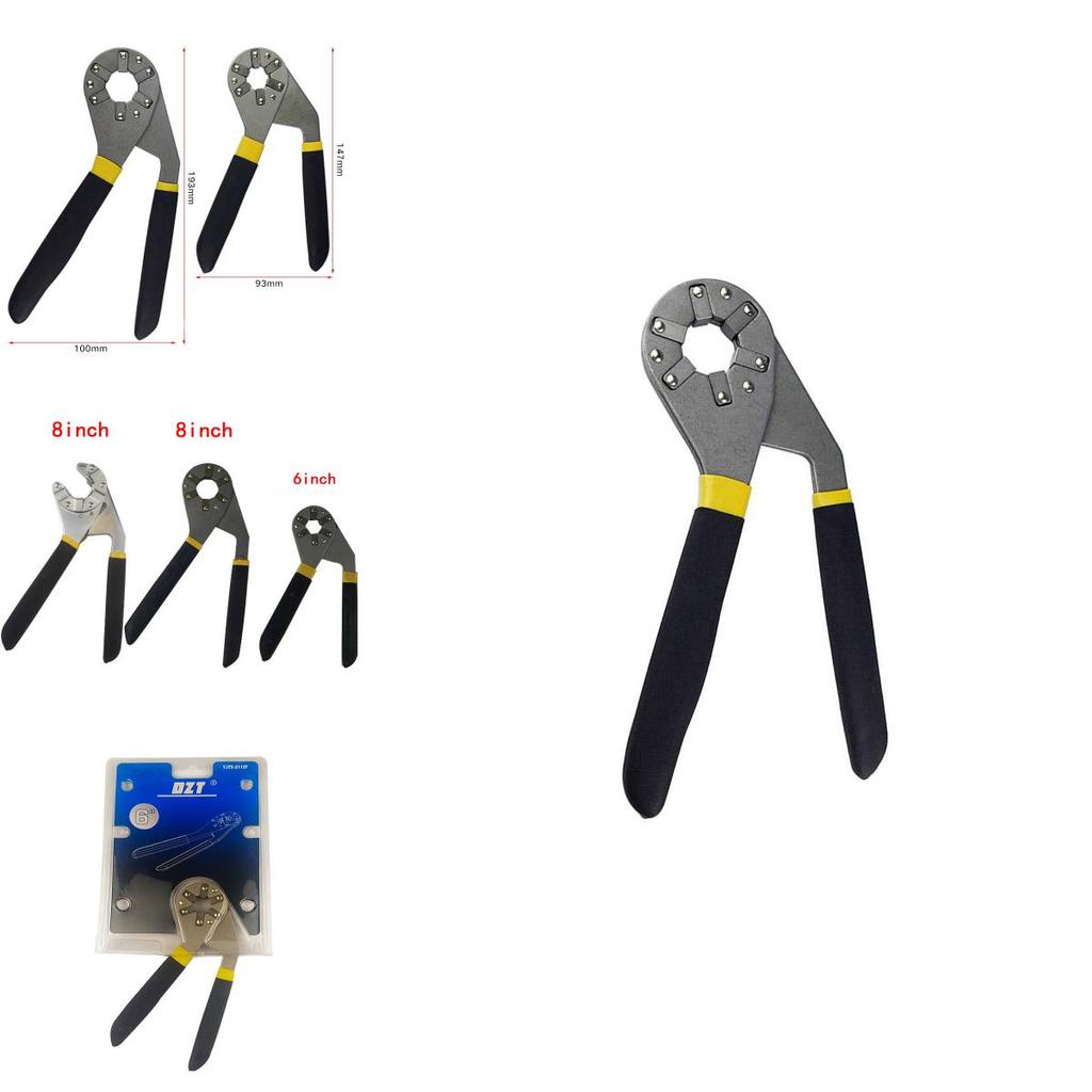 Premium Quality 6"/8" Adjustable Wrench With High-carbon Steel For Durability And Strength