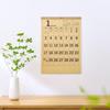 Shin Nippon Calendar 2027 Wall Calendar, 535x380mm Kraft Paper Monthly Planner with Memo Space, Stylish Minimalist Design, Japanese Stationery